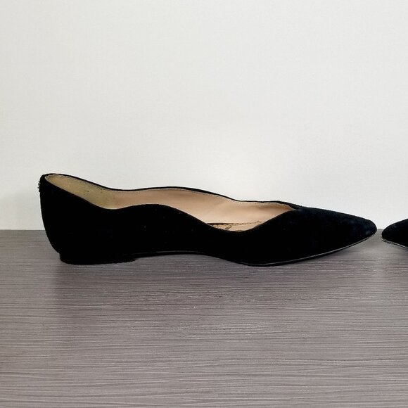 Sam Edelman Riza Flat, Black Suede, Womens Size 9.5 M - Picture 6 of 12